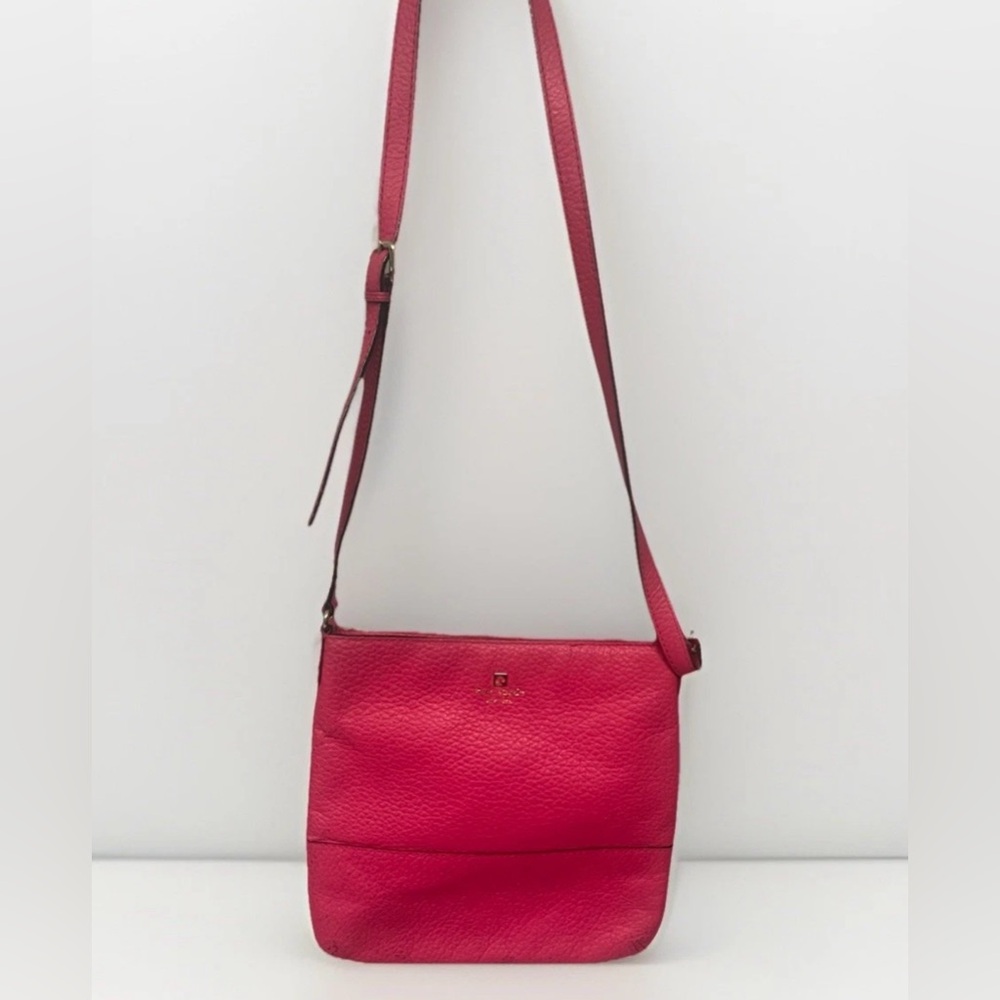 Kate Spade Crossbody Shoulder Bag Cora Southport Avenue Textured Leather Pink